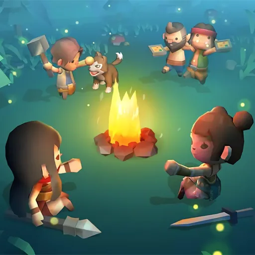 Game sinh tồn Idle Island