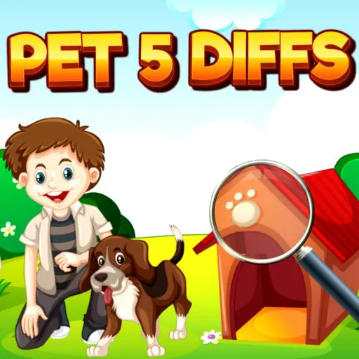 Game tìm điểm khác nhau - Pet 5 Diffs